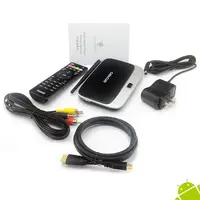 Tv Box RK3188 Hingga 1.8GHz Lengan Quad-Core A9 + 1080P Android 4.2 TV BOX CS918