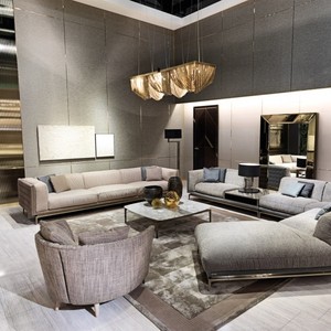 Bộ Sofa Góc Hình Chữ L Bằng Nhung Sang Trọng - Product Image 6