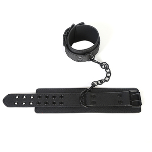 Lobo negro múltiples de cuero Color PU Kit <span class=keywords><strong>sexo</strong></span> bondage esposas - Product Image 3