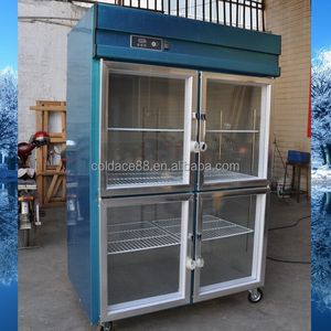 Buena cantidad de puerta de vidrio refrigerador utilizado como verduras congelador con buen precio - Product Image 1