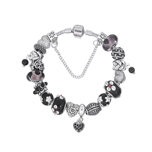 Prix concurrentiel usine en gros alliage cocu en forme de charme avec chaîne serpent bracelet européen - Product Image 5