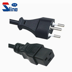 Câble d'alimentation suisse T12 avec prise à verrouillage automatique IEC 320 C13 femelle, câble secteur avec certification SEV, 10A 250V - Product Image 4