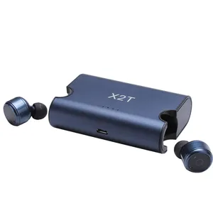 X2T Mini BT Cuffie Senza Fili In Ear Auricolari Twins Wireless Auricolari Stereo MP3 Auricolare con Microfono