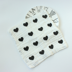 Muselina de algodón triángulo con seis capas Baby baberos bandana - Product Image 3