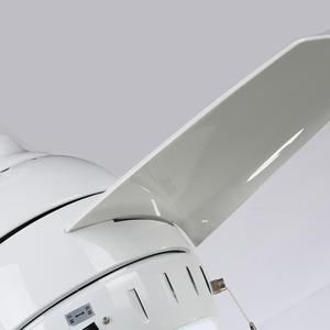 Ventilateur de plafond moderne et simple à 3 pales avec lumière, lampe électrique blanche avec interrupteur à chaîne pour chambre à coucher et chambre d'enfant - Product Image 2