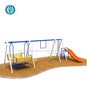 Supplier sale kindergarten children funny style outdoor playground swing sets