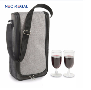 Bolsa Enfriadora <span class=keywords><strong>de</strong></span> <span class=keywords><strong>Vino</strong></span> Elegante y Moderna <span class=keywords><strong>para</strong></span> 2 Botellas, Aislada, Control <span class=keywords><strong>de</strong></span> Temperatura <span class=keywords><strong>de</strong></span> 4 a 6 Horas, Tela Oxford, Personalizable, Ideal <span class=keywords><strong>para</strong></span> Picnic - Product Image 5