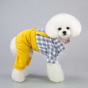 Camisa masculina estilo vogue com laço 4 pernas, camisa listrada de cachorro, calças, novo, 2022 - Product Image 4
