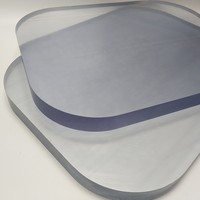 Pc Feuille solide 2mm 3mm 4mm 5mm 6mm 7mm 8mm Feuilles de couverture en plastique transparentes Plaque en plastique polycarbonate pour auvent Sun Board