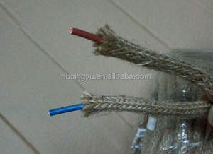 Cây gai dầu dây bện bị mắc kẹt cáp đồng với PVC/cao su cách nhiệt 2 lõi cho đèn cổ điển - Product Image 5