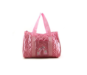 Sac de fitness rose matelassé pour filles, sac de vêtement de danse, de gymnastique, de ballet, fourre-tout à bandoulière pour les chaussures, nouvelle collection - Product Image 1