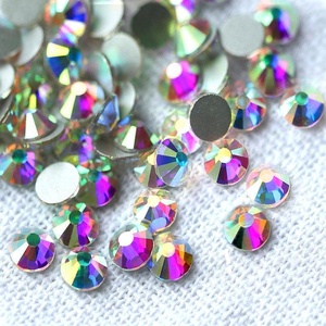 Pierres plates brillantes de haute qualité SS3-SS50, pierres de cristal transparentes non thermocollantes, strass pour <span class=keywords><strong>la</strong></span> décoration des ongles - Product Image 4