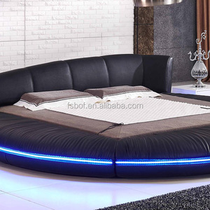 Usado barato muebles de dormitorio cama redonda moderna diseños de camas A601 - Product Image 3