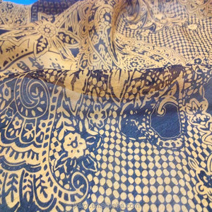 Großhandel 100% reine Seide <span class=keywords><strong>Chiffon</strong></span> Stoff bedruckte Seidenstoffe - Product Image 4