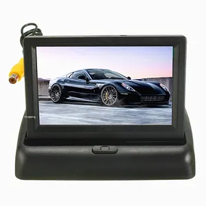 Automobile Parts 4.3 Inch TFT LCD HD Car Dash Foldable car Monitor