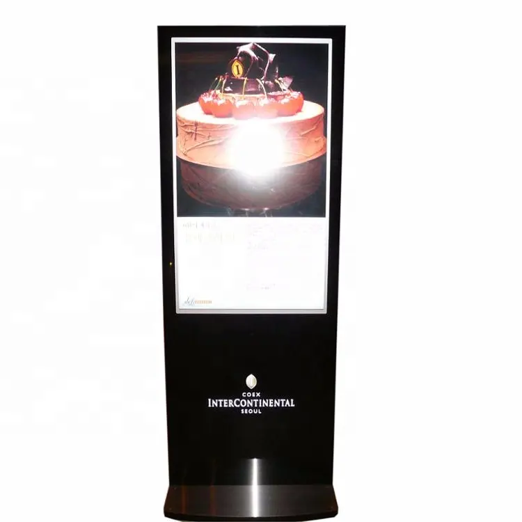 Màn hình cảm ứng LCD quảng cáo hiển thị kiosk thiết bị đầu cuối tầng đứng cho hiệu quả khuyến mãi