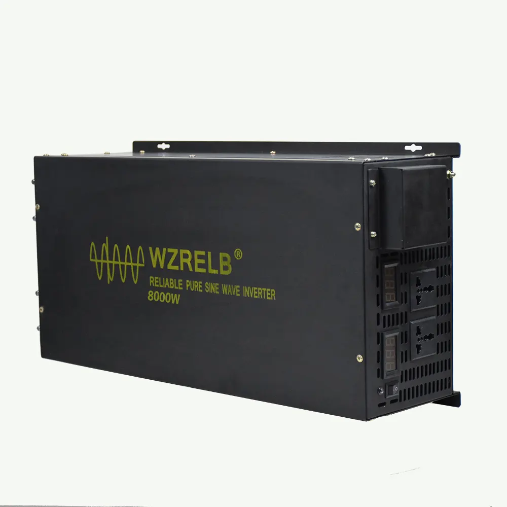 WZRELB 3000W a 8000W Onda Sinusoidale Pura Power Inverter 12V 24V 36V 48V DC per 120V 220V 230V 240V AC Convertitore di Alimentazione per Auto, camion,