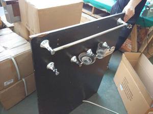 Ensemble de quincaillerie de salle de bain moderne en métal chromé 5 pièces DF-4205 abeille - Product Image 3