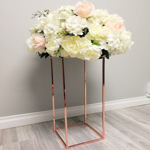 Event Decoration <strong>Flower</strong> <strong>Vases</strong> for Wedding Centerpiece Metal <strong>Flower</strong> Stand - Product Image 5
