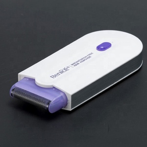 Gros équipement de beauté corps blanc cheveux épilateur <span class=keywords><strong>meilleur</strong></span> prix femmes épilation du visage électrique indolore Mini dame Usb ressort - Product Image 2