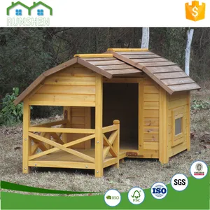 Casa de cachorro teto plano, casas para cães grandes