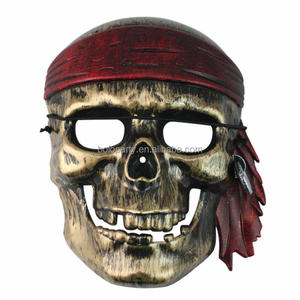 2021 commercio all'ingrosso di Halloween di Plastica Del Partito di Travestimento Maschera Maschera di teschio Maschera Pirata - Product Image 2
