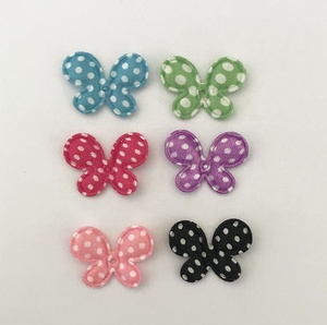 Parche para ropa al por mayor para coser, Parche de mariposa con purpurina Rosa acolchado 3D DIY para adornos de ropa - Product Image 6