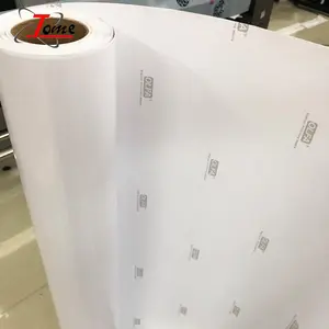 Rolos de vinil auto-adesivo branco brilhante à prova d' água em pvc