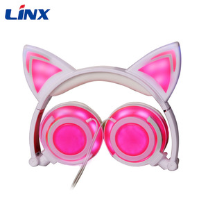 Personnalisé chat oreilles casque Vendu sur <span class=keywords><strong>Alibaba</strong></span>, vente chaude écouteurs - Product Image 6