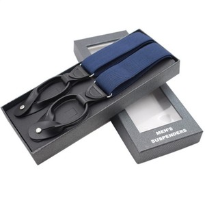 Mens Suspenders Braces <strong>Trouser</strong> <strong>Belt</strong> 3.5CM Width 6 Button Holes - Product Image 1