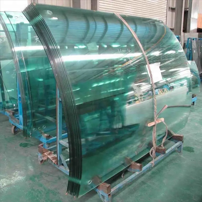 China manufacturer standard size flat curved tempered glass prices