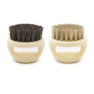 <span class=keywords><strong>Brosse</strong></span> à raser en poils de sanglier avec anneau rond en résine et manche en plastique - Product Image 5