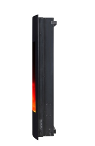 Décoration <span class=keywords><strong>murale</strong></span> <span class=keywords><strong>verticale</strong></span> de bûche de carbone de cheminée électrique 1800W - Product Image 2