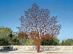 Moderna e Popolare Scultura d'Albero in Acciaio Corten per Decorazione del <span class=keywords><strong>Giardino</strong></span> - Product Image 2