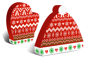 Tùy chỉnh Hình Giấy Sô Cô La Giáng Sinh Kẹo bao bì Hộp Hình - Product Image 2