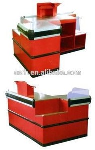 Rh-cr016 por encargo de la fábrica mostrador de cajero de venta Tienda de comestibles caja - Product Image 1