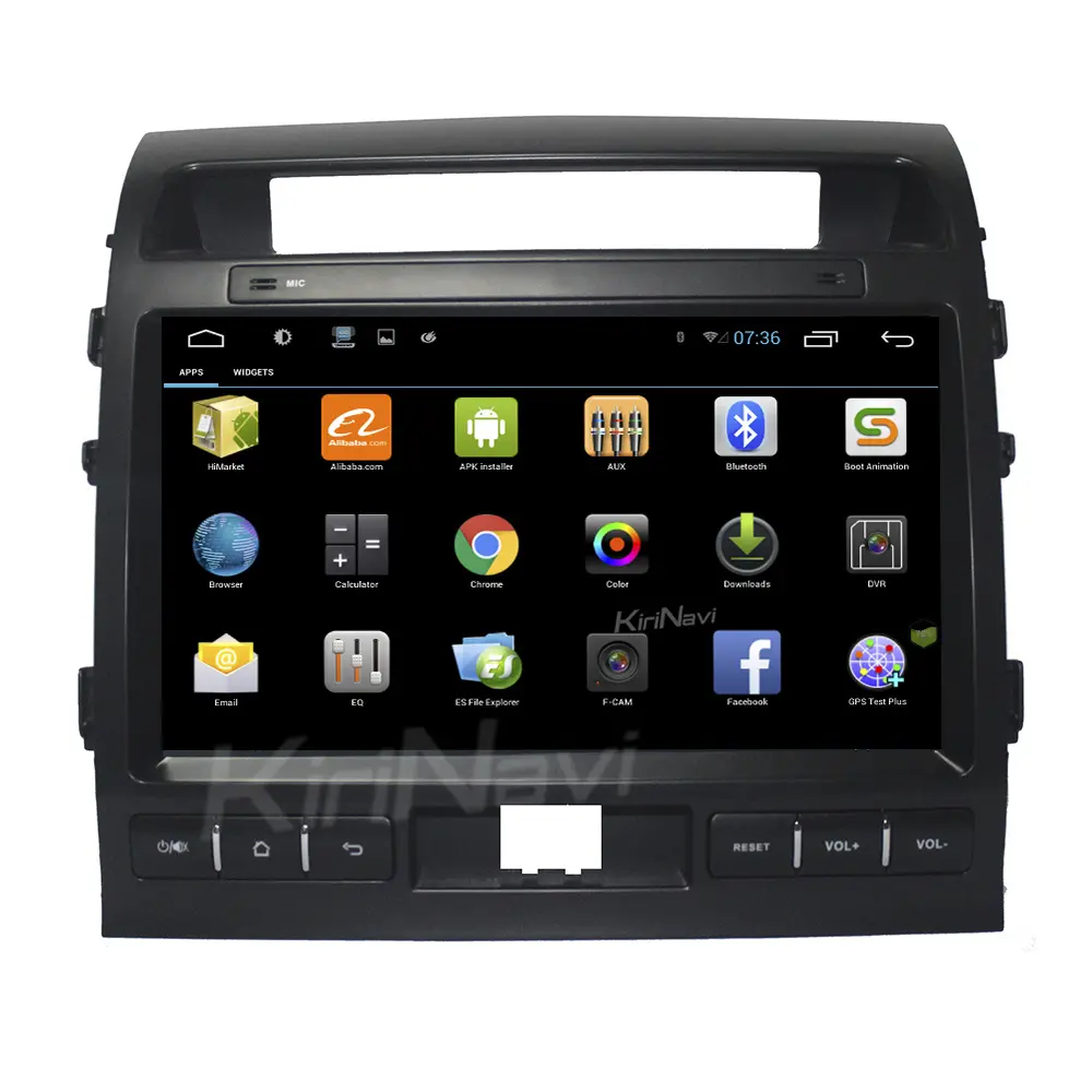 Kirinavi WC-TL9006 9 "android 10.0 auto navigation system doppel din auto gps dvd player für toyota land 200 cruise 2007-2013