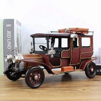 Modèle de voiture ancienne en métal 1907, 1:12, figurine, modèle de véhicule vintage, figurine de voiture rétro, jouet pour garçon, cadeau, décoration de bureau à domicile
