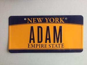 Placa de Matrícula Metálica para Vehículo, Bicicleta o Automóvil de Nueva York - Product Image 2