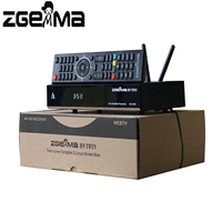 Full Stock Nouveau 4K UHD Décodeur ZGEMMA H9 DOUBLE Linux OS E2 Dual Core Ci + Récepteur Satellite DVB-S2X + S2X Double Tuners