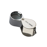 Loupe de bijoutier 10x 18 mm pour tester les diamants et les pierres précieuses, inspection de bijoux BM-MG6037