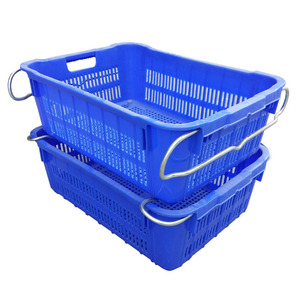 600*400*200mm Industrial Storage Container Basket Plastic <strong>Stackable</strong> <strong>Crate</strong> - Product Image 6