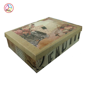 Retro Lip-Open <span class=keywords><strong>Box</strong></span> Rose Pattern Thời Trung Cổ Màu Hoa Logo In Hộp Quà Tặng Sinh Nhật Cho Nước Hoa Món Quà Nhỏ Giấy - Product Image 6
