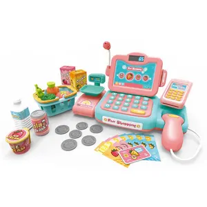 Groothandel Multi-Functionele Pretend Play Set Winkelen Kassa Speelgoed Voor Kids