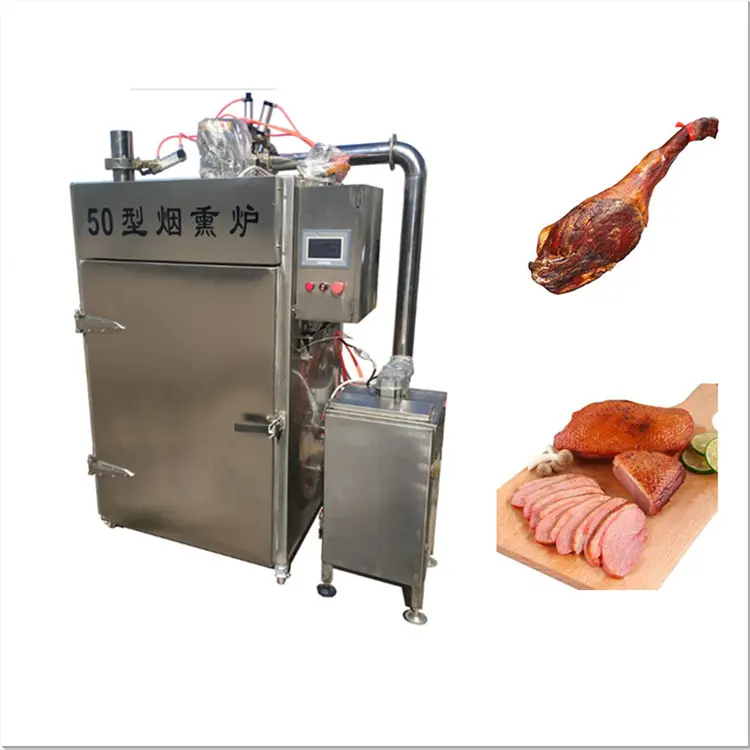 Automatict elettrico 30 kg/h food pesce gatto fumo macchina di carne di maiale fumatore macchina