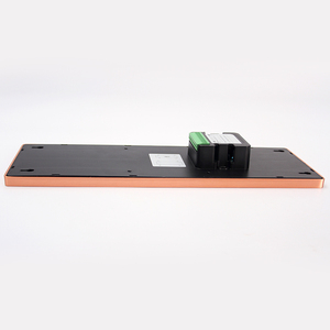 <strong>Rectangle</strong> Hotel Touch Doorbell Led Light House <strong>Number</strong> Door <strong>Plate</strong> with Rose Gold Frame - Product Image 6
