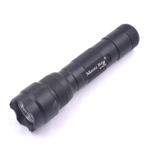 Nueva Linterna LED UV Manta Ray WF-502B 365nm con 3 Chips, Cuerpo <span class=keywords><strong>de</strong></span> Aleación <span class=keywords><strong>de</strong></span> Aluminio, IP65, Lámpara <span class=keywords><strong>Ultravioleta</strong></span> Recargable Ni-MH 1000+ - Product Image 1
