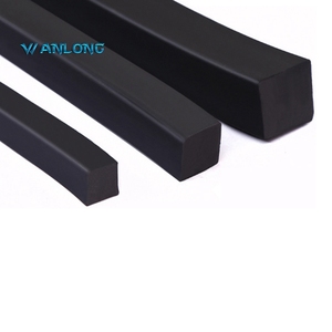 شريط مطاطي أسود مربع الشكل من مادة النتريل NBR للتخميد - Product Image 2