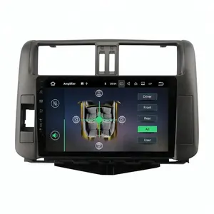 Android 9 "layar Sentuh dashboard DVD GPS Navigasi Player untuk toyota land cruiser prado