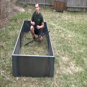 Chậu Hoa Ngoài Trời Zhuoyue/Chậu Hoa Kim Loại Cỡ Lớn Hình Chữ Nhật - Product Image 3